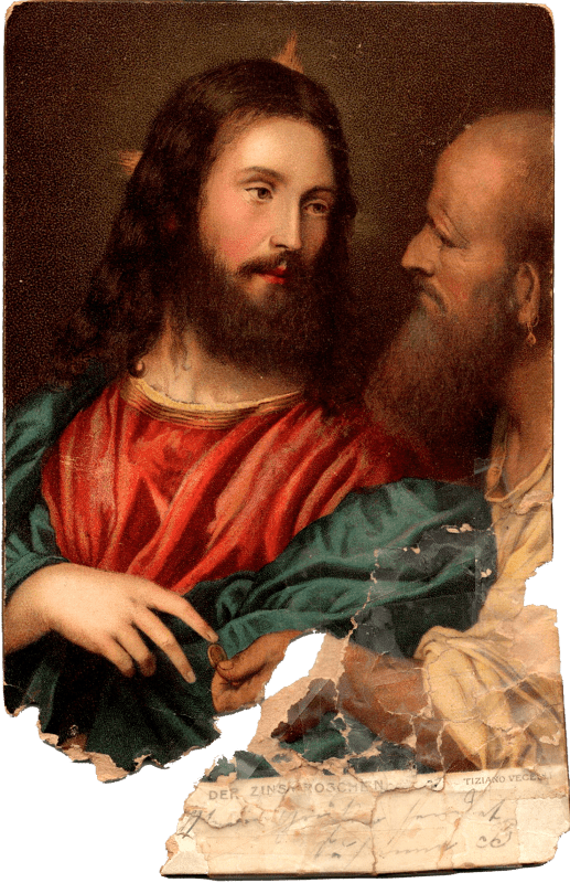 a painting of jesus
