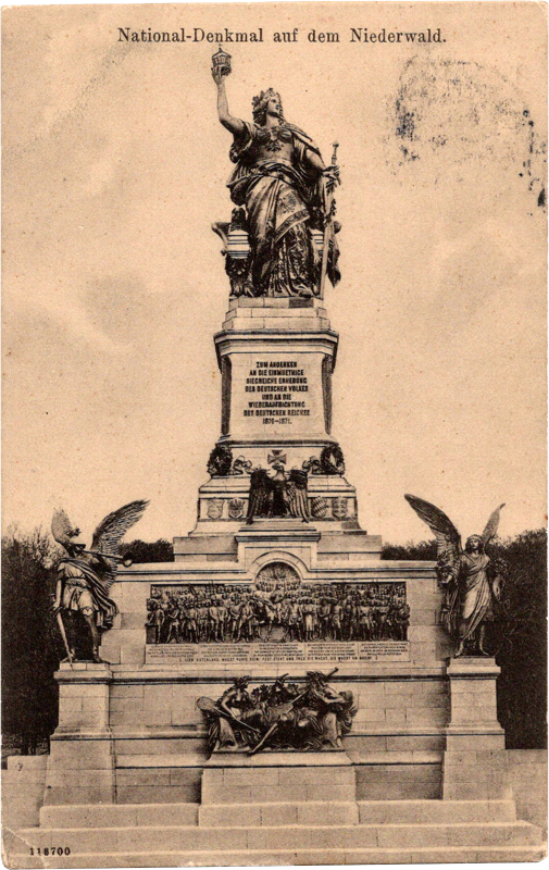 A statue on a column