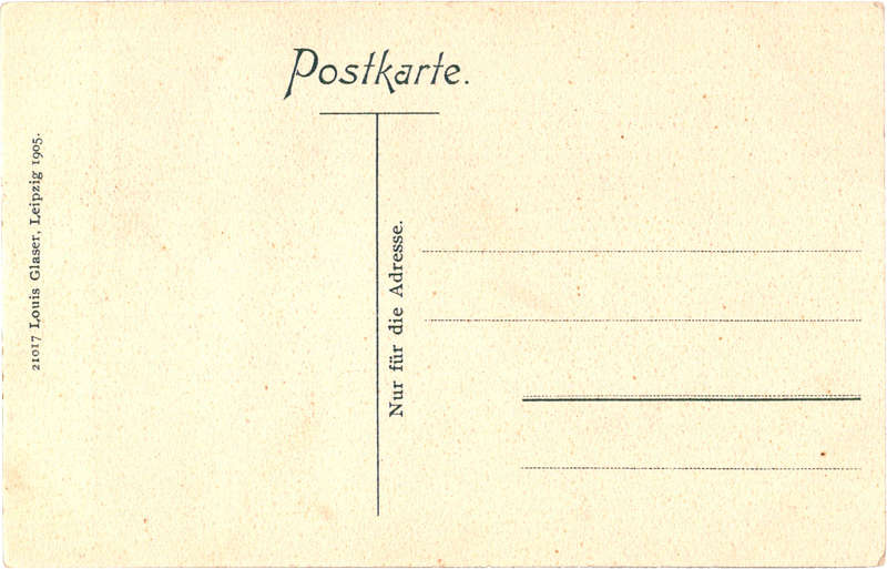 post card back