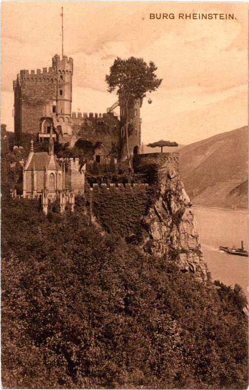 a castle on a cliff