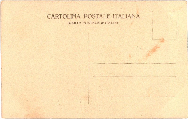 post card back