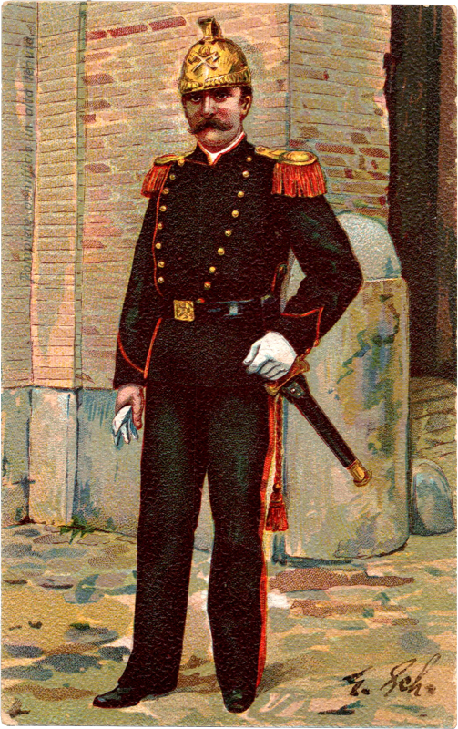 a person in a military uniform