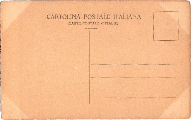 post card back