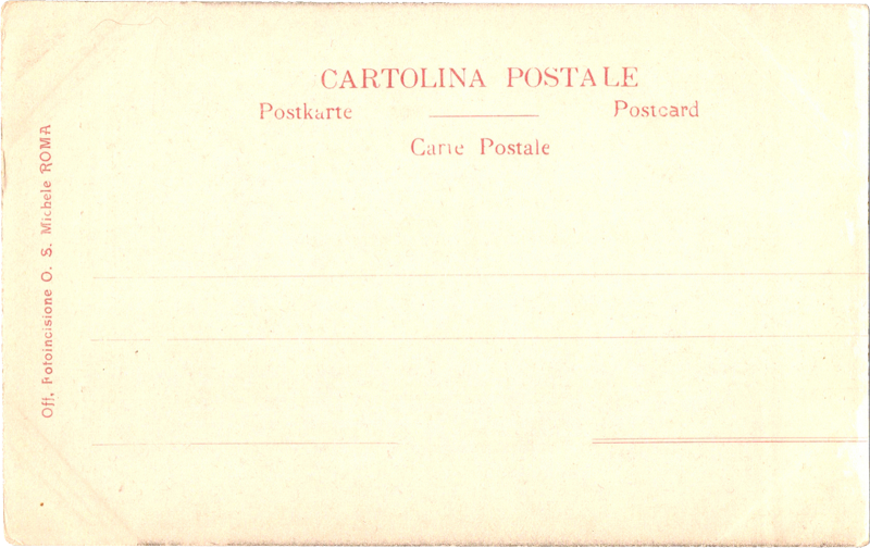 post card back