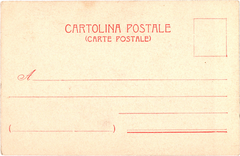 post card back