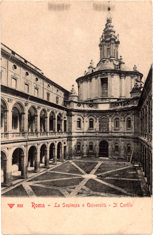 an old building with a courtyard