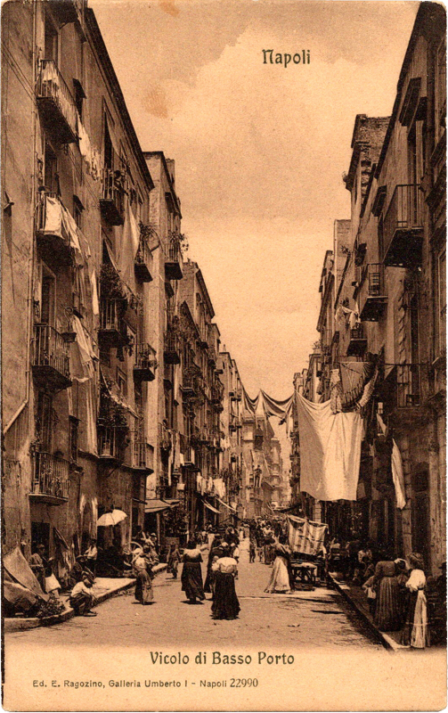a street with people walking on it