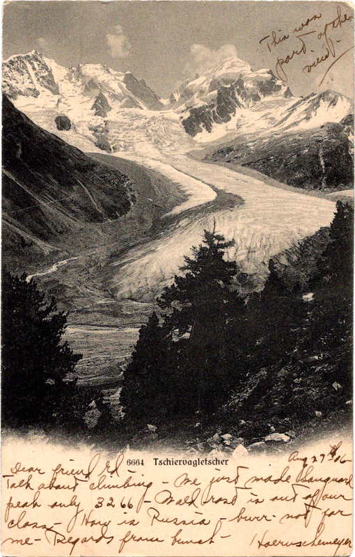 a snowy mountain landscape with trees and a river