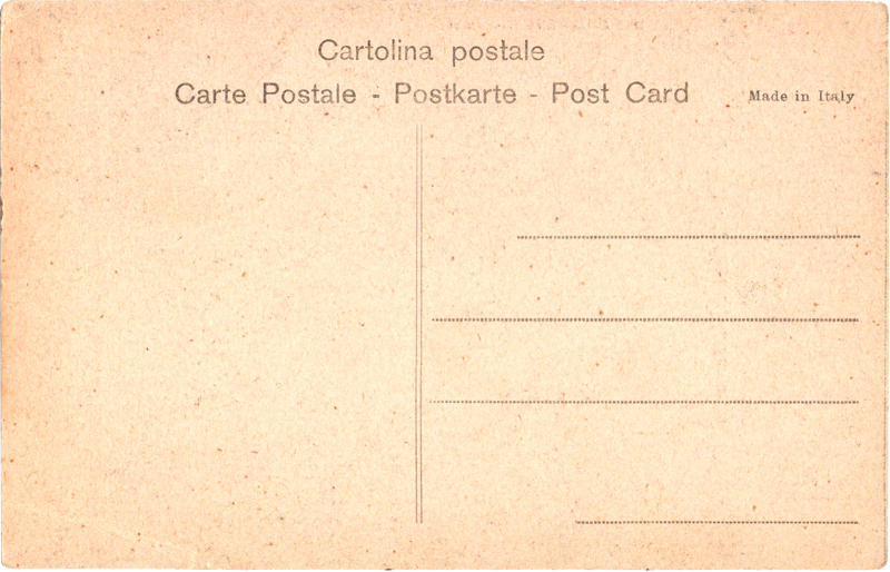 post card back