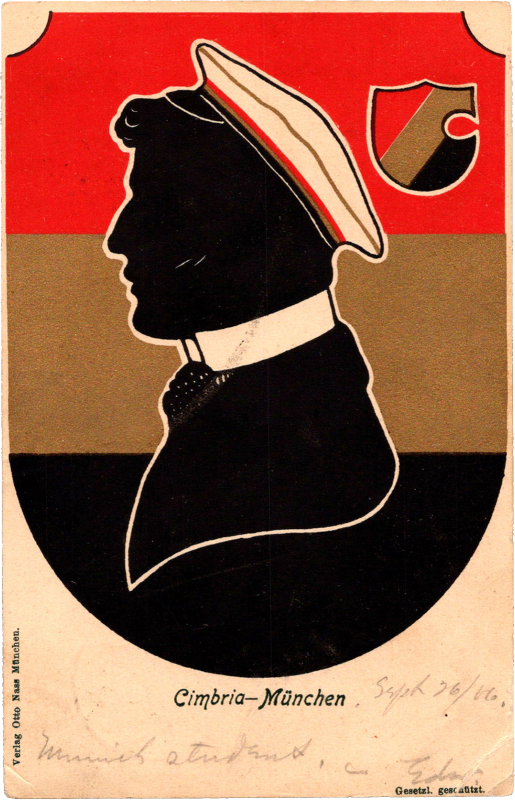 a drawing of a person in a hat