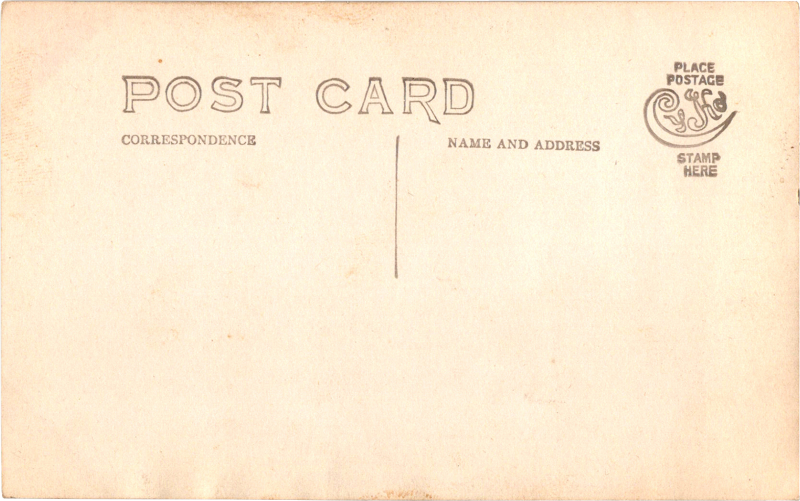 post card back