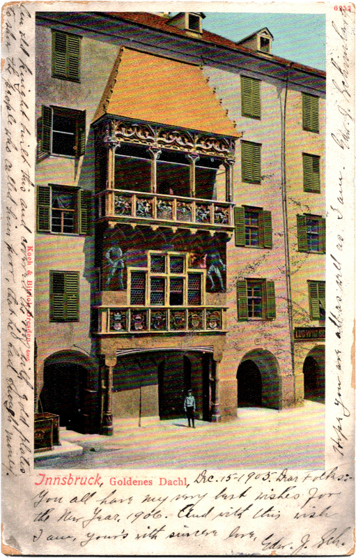 a person standing in front of a building