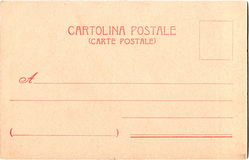 post card back