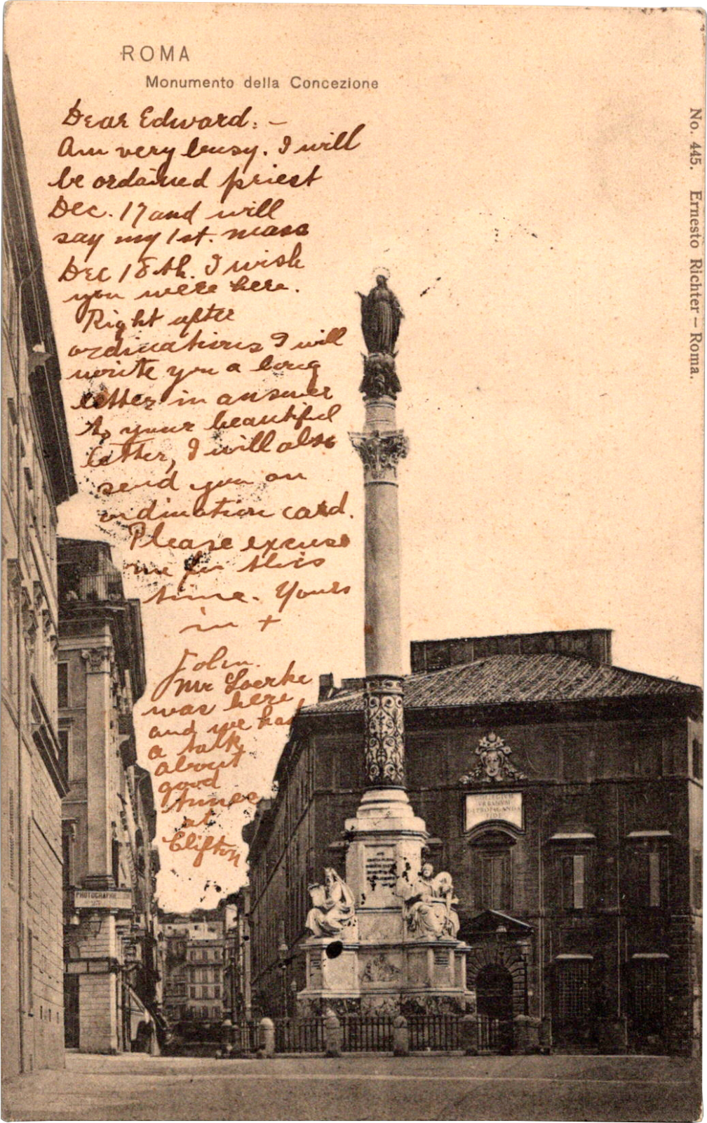 a statue on a pillar