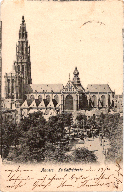 a large building with a tower