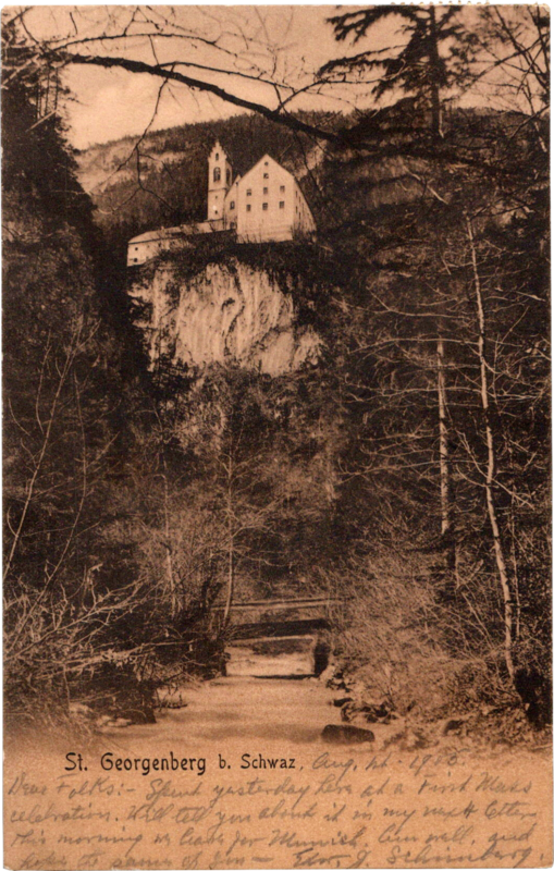 a building on a cliff