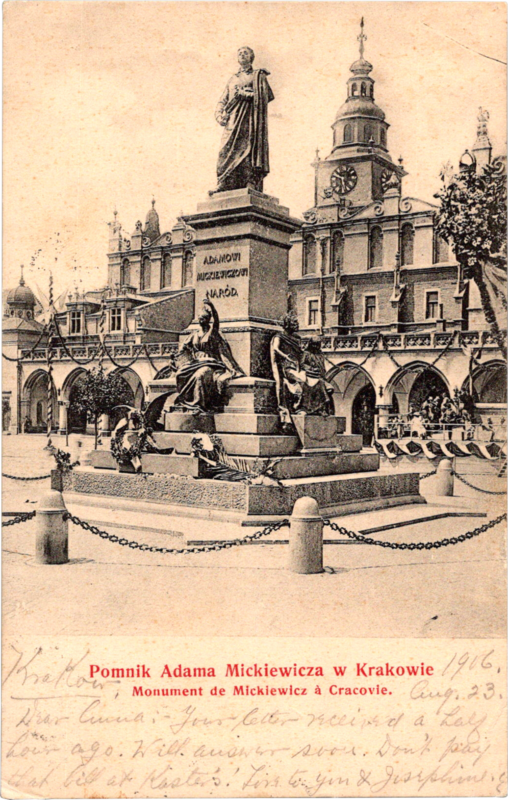 a statue in front of a building