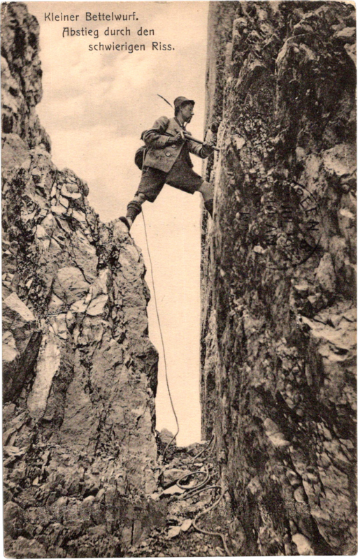 a person climbing a rock wall