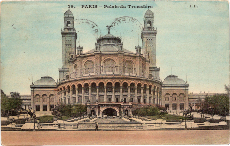 a large building with a large staircase