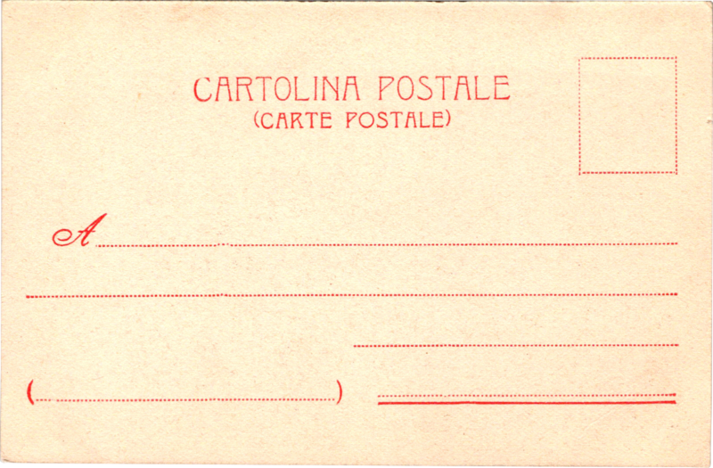 post card back