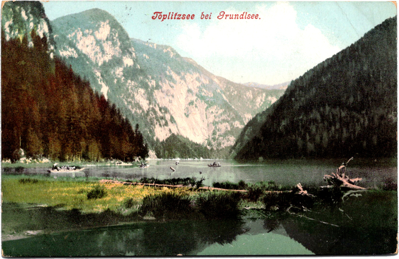 a lake surrounded by mountains