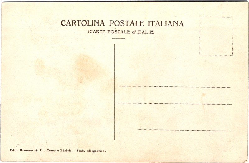 post card back