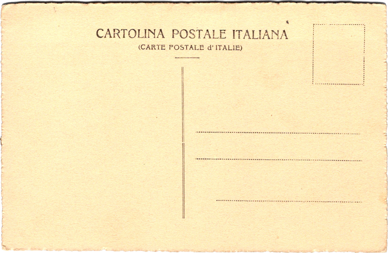 post card back