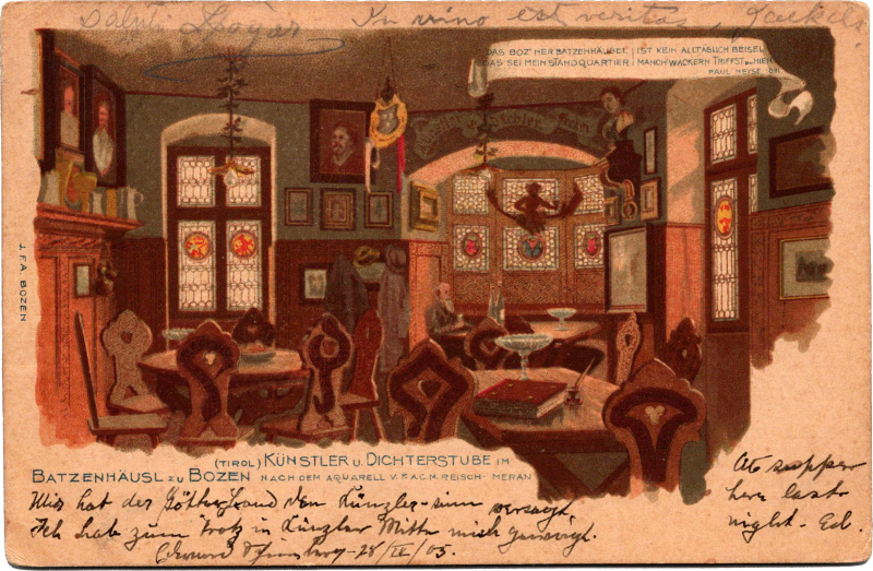 a drawing of a room with a table and chairs