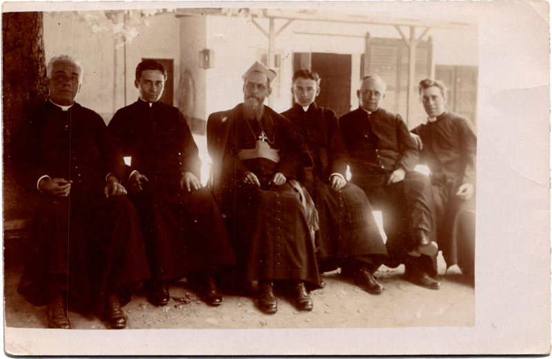 a group of people sitting together