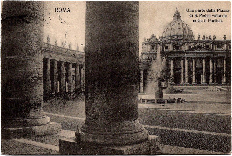 a large column in front of a building