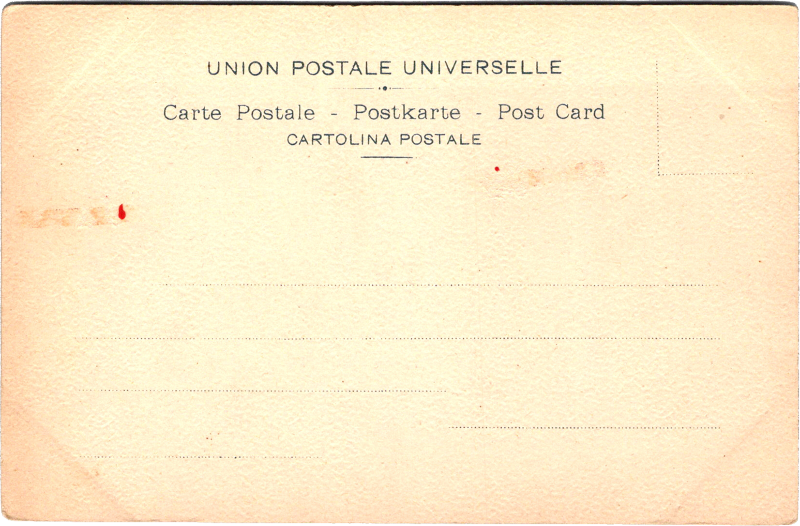 post card back