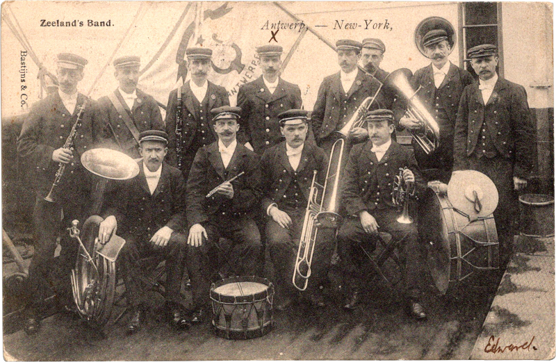 a group of men with instruments