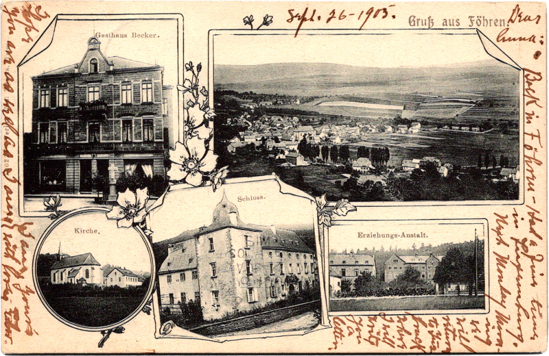 a collage of buildings