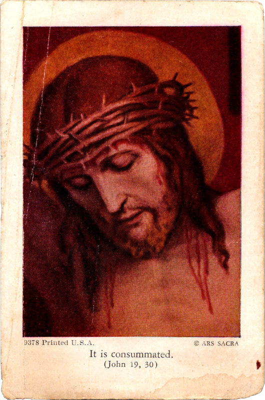 a painting of a person with a crown of thorns on his head